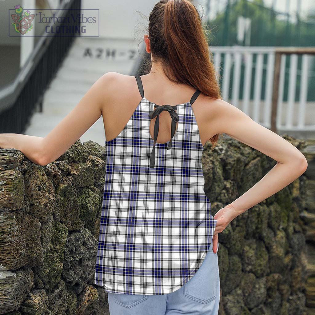 Tartan Vibes Clothing Hannay Modern Tartan Loose Halter Neck Camisole