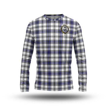 Hannay Tartan Long Sleeve T-Shirt with Family Crest