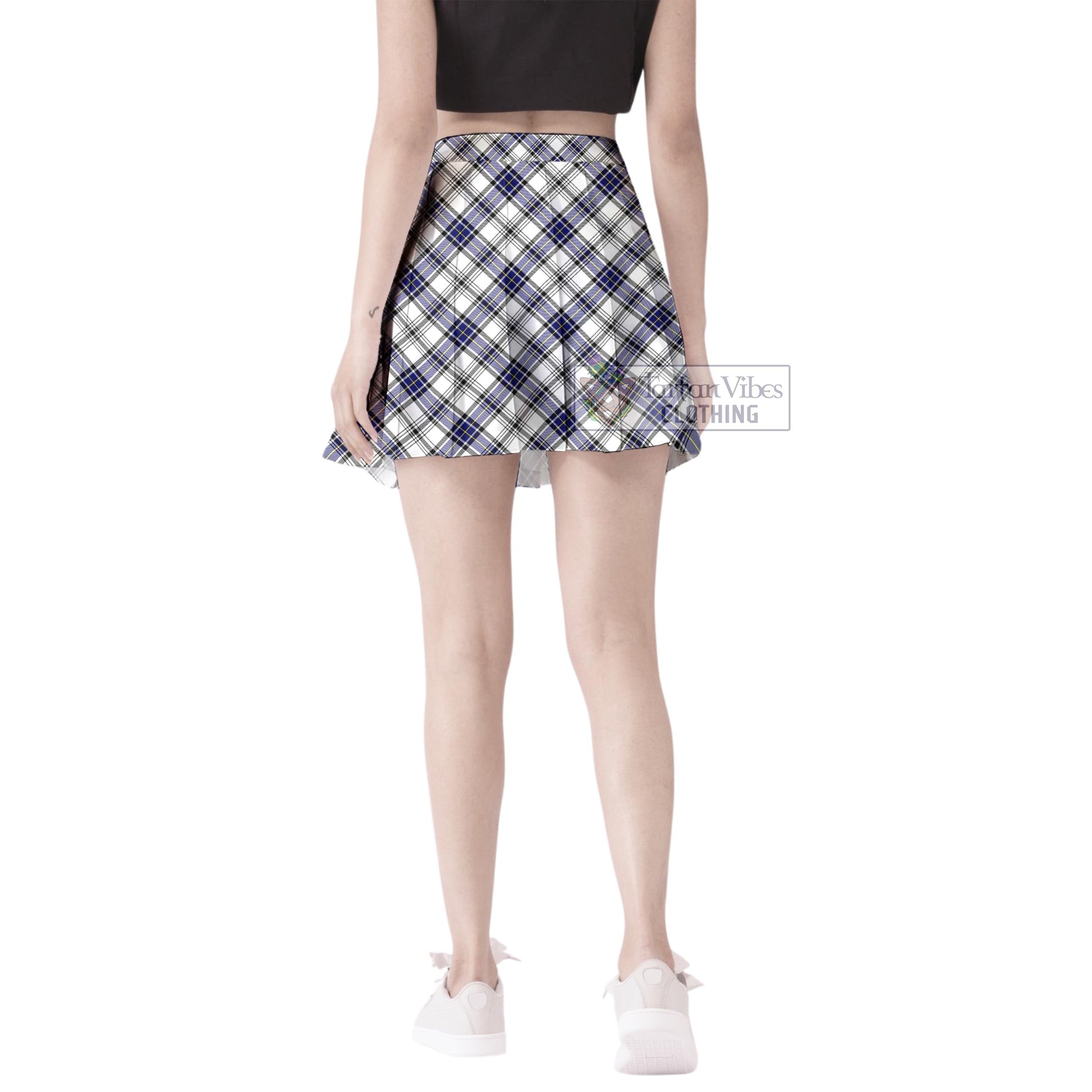 Tartan Vibes Clothing Hannay Modern Tartan Women's Plated Mini Skirt