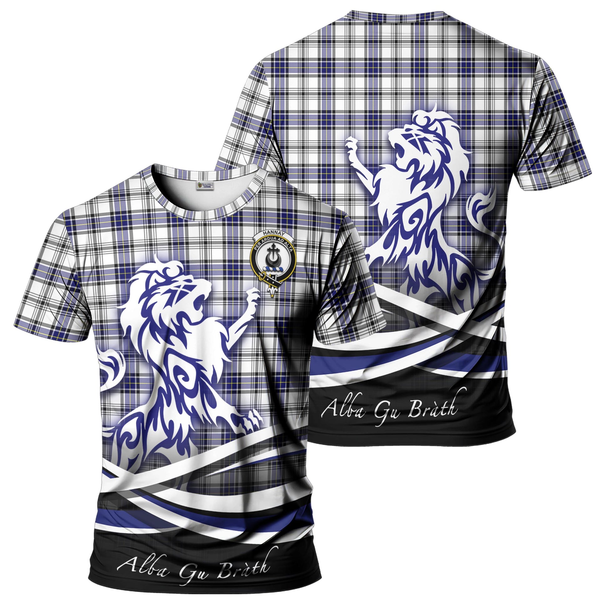 hannay-modern-tartan-t-shirt-with-alba-gu-brath-regal-lion-emblem