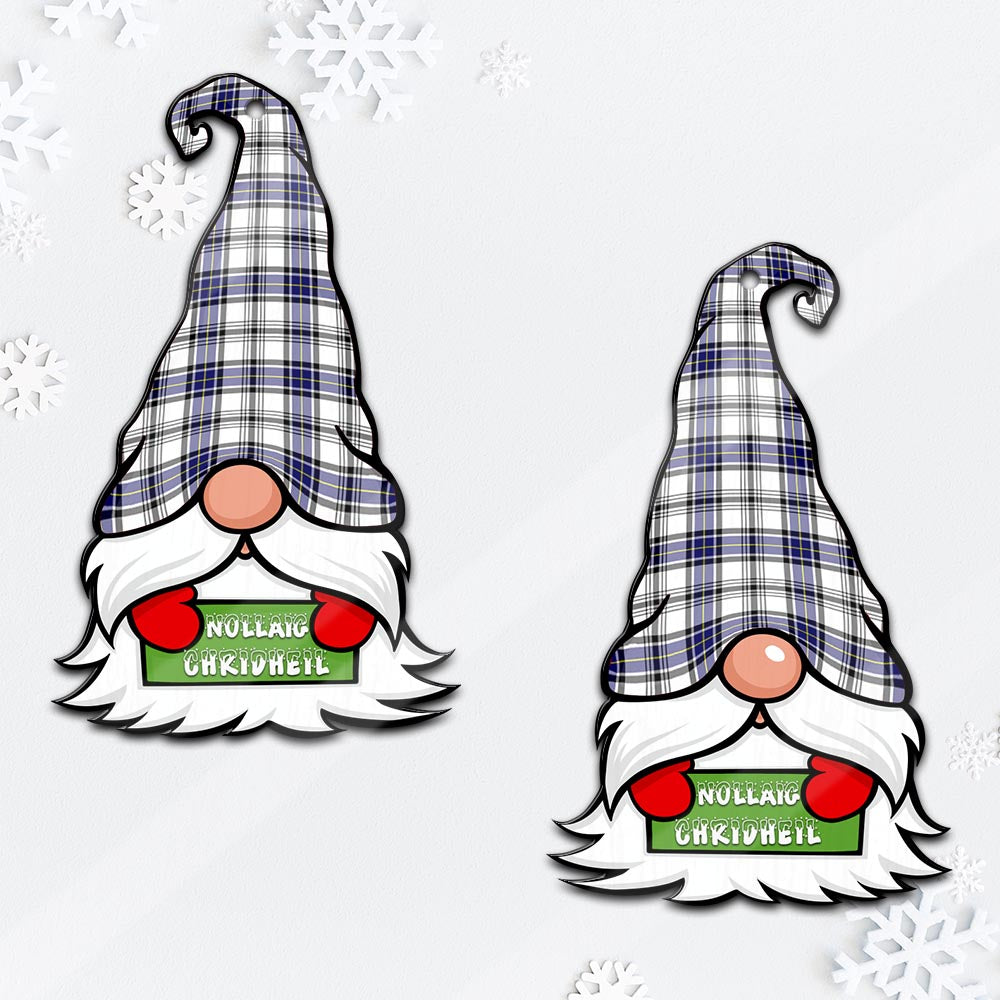 Hannay Gnome Christmas Ornament with His Tartan Christmas Hat - Tartan Vibes Clothing