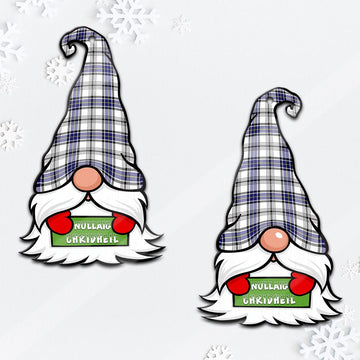 Hannay Gnome Christmas Ornament with His Tartan Christmas Hat