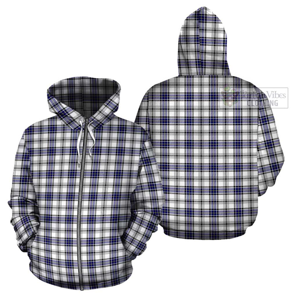 Hannay Tartan Cotton Hoodie Zip Hoodie - Tartan Vibes Clothing