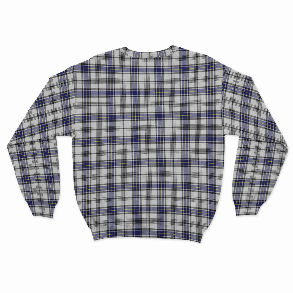 Hannay Tartan Sweatshirt with Family Crest - Tartan Vibes Clothing