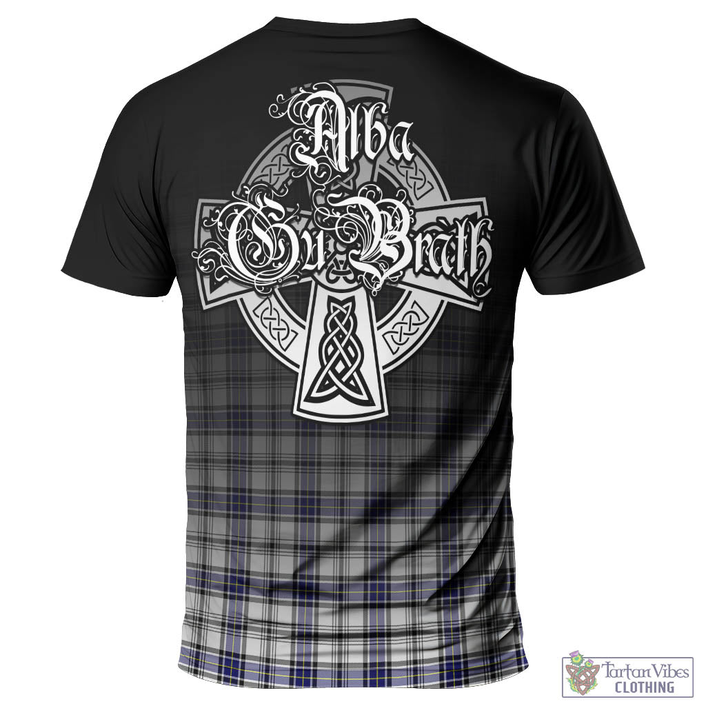 Tartan Vibes Clothing Hannay Modern Tartan T-Shirt Featuring Alba Gu Brath Family Crest Celtic Inspired