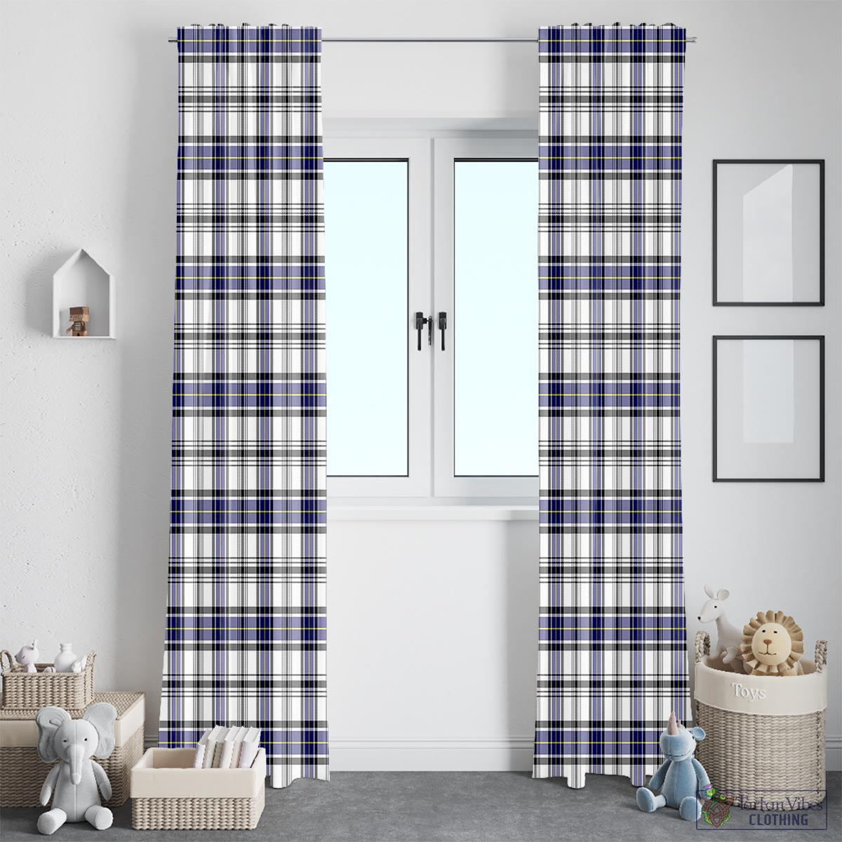 Hannay Modern Tartan Window Curtain