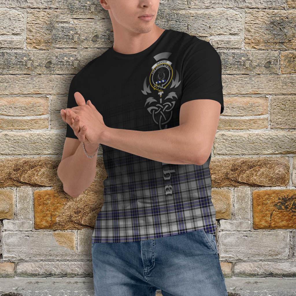 Tartan Vibes Clothing Hannay Modern Tartan T-Shirt Featuring Alba Gu Brath Family Crest Celtic Inspired