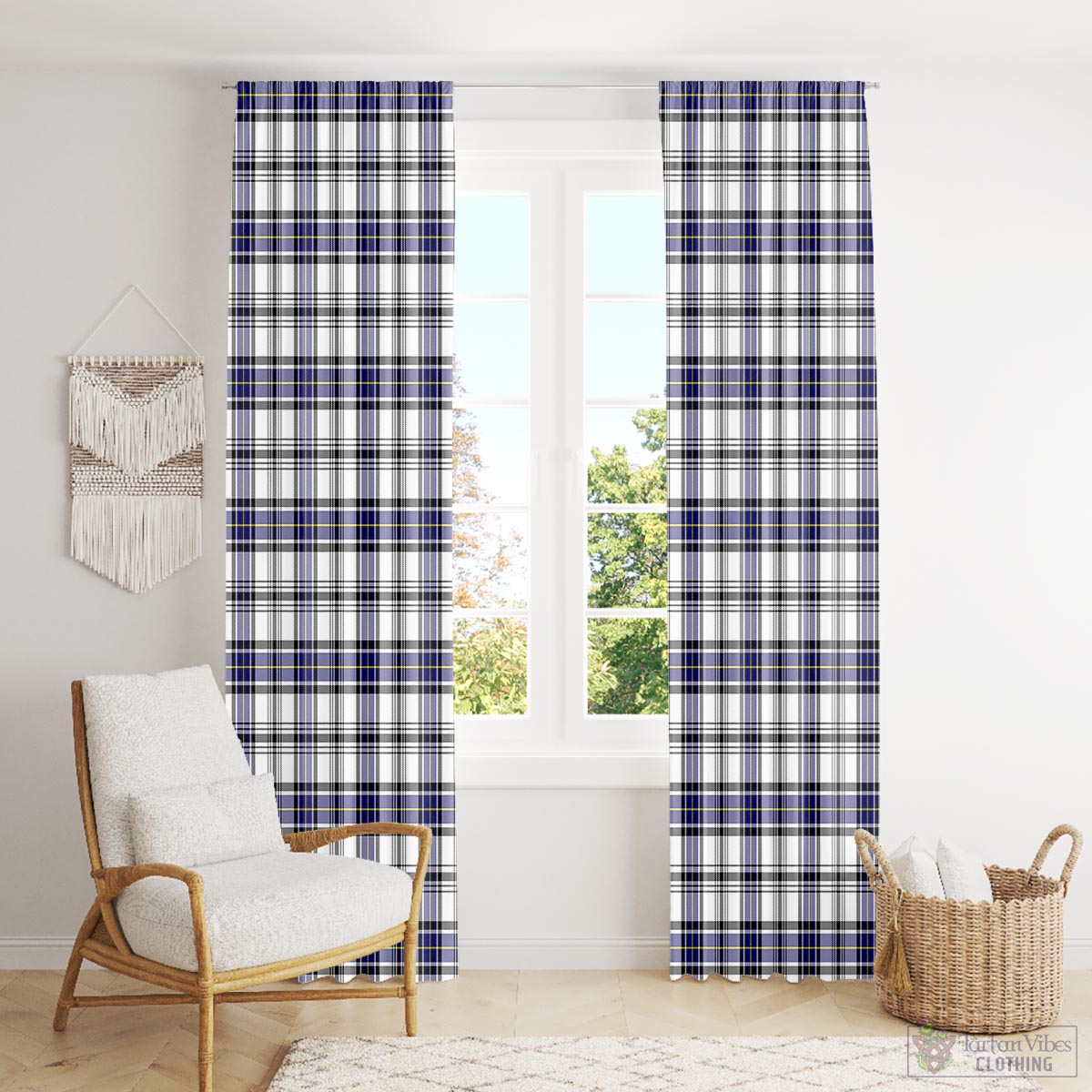 Hannay Modern Tartan Window Curtain