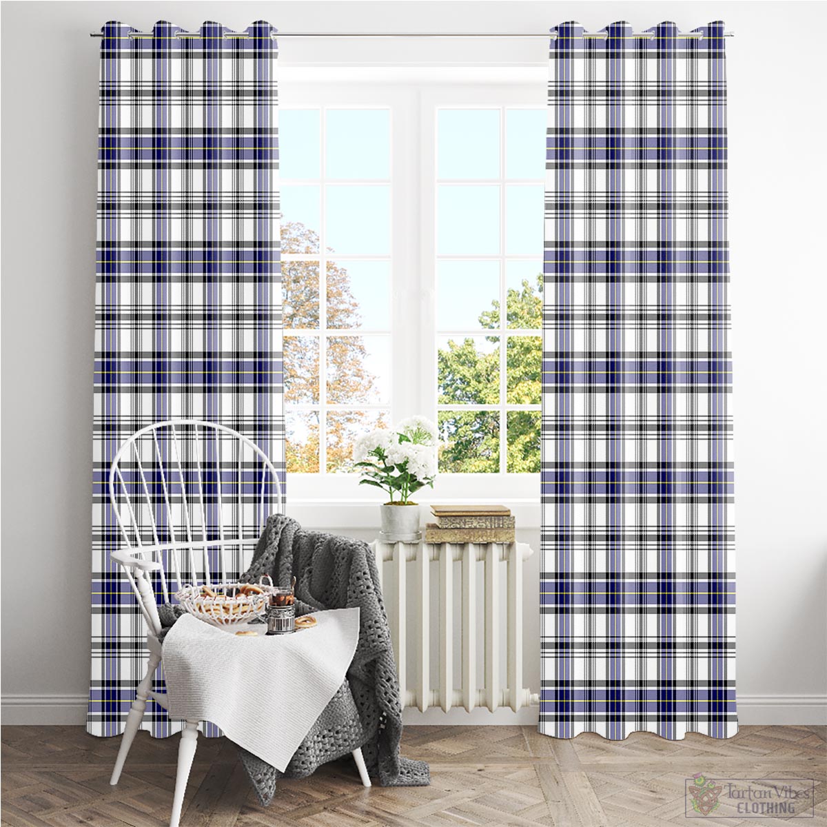 Hannay Modern Tartan Window Curtain