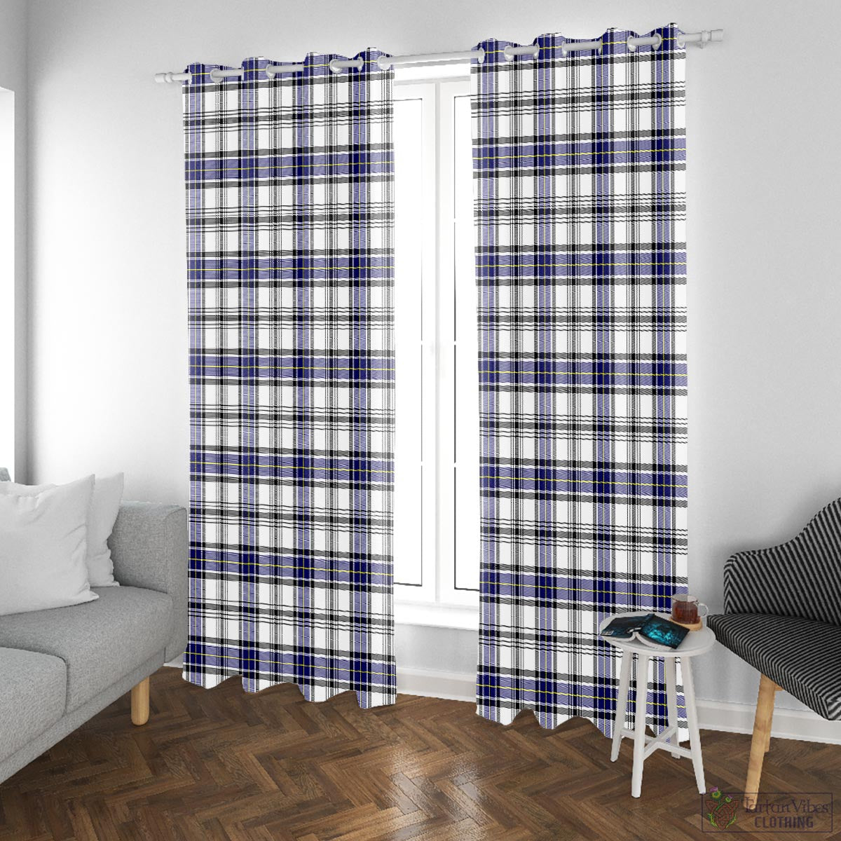 Hannay Modern Tartan Window Curtain