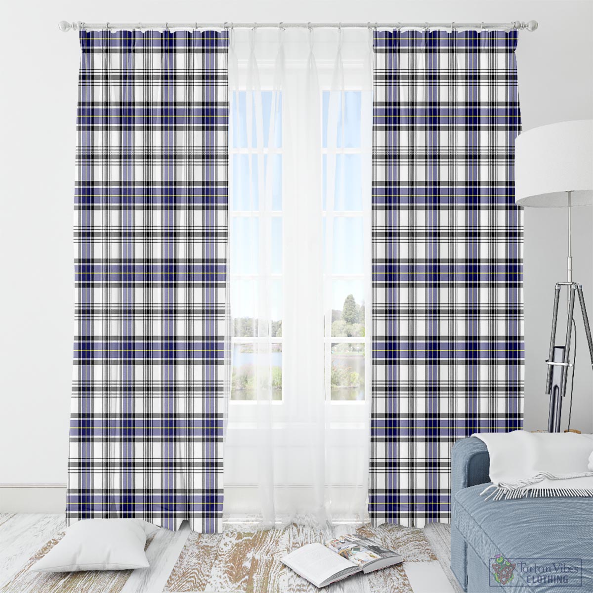 Hannay Modern Tartan Window Curtain