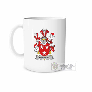 Hansard Irish Clan Coat of Arms Ceramic Mug