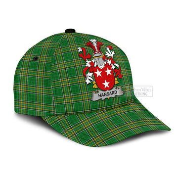 Hansard Irish Clan Tartan Classic Cap with Coat of Arms