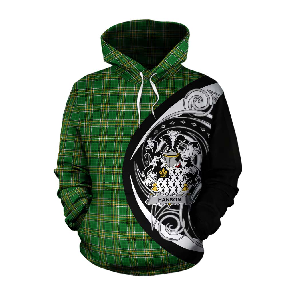 Hanson Irish Clan Cotton Hoodie Celtic Circle Style Pullover Hoodie XS - Tartan Vibes Clothing