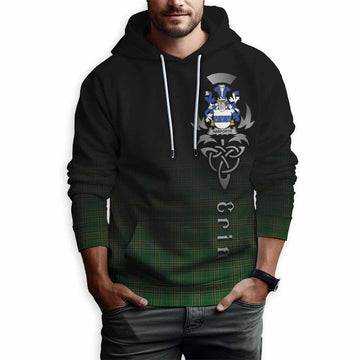 Harforth Irish Clan Hoodie with Coat of Arms Erin Go Bragh Celtic Inspired Pullover Hoodie - Tartan Vibes Clothing