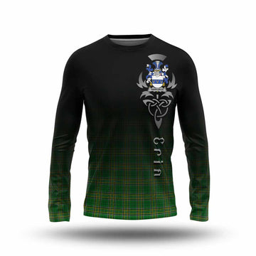 Harforth Irish Clan Long Sleeve T-Shirt with Coat of Arms Erin Go Bragh Celtic Inspired Unisex - Tartan Vibes Clothing