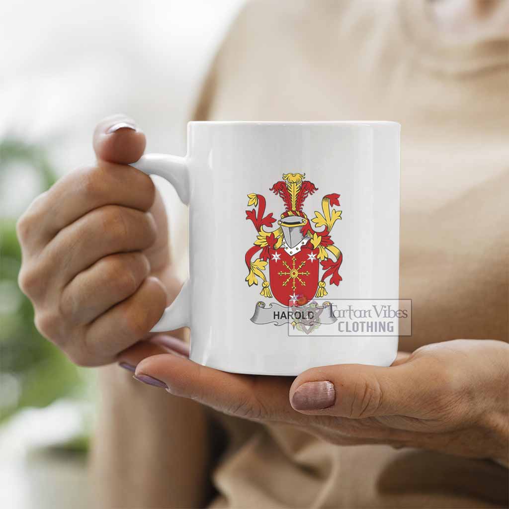 Tartan Vibes Clothing Harold Irish Clan Coat of Arms Ceramic Mug