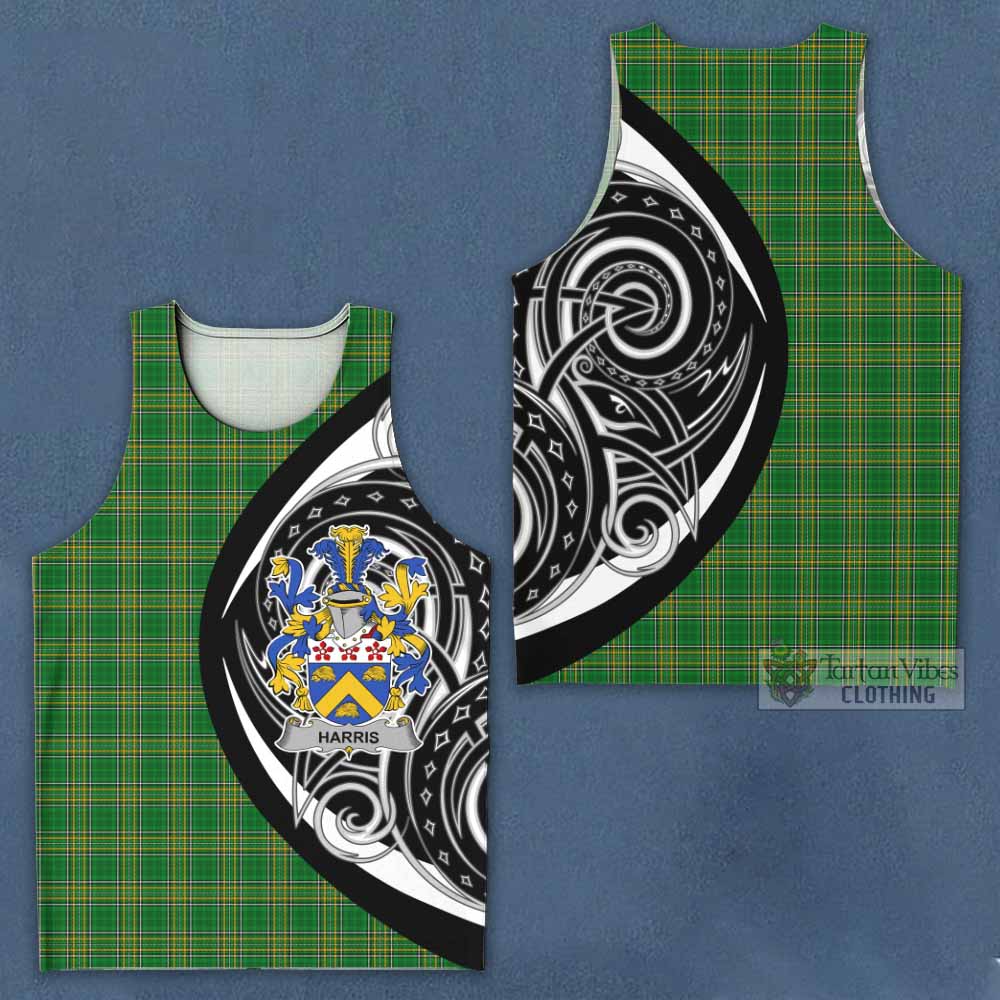 Harris Irish Clan Men's Tank Top Celtic Circle Style - Tartan Vibes Clothing