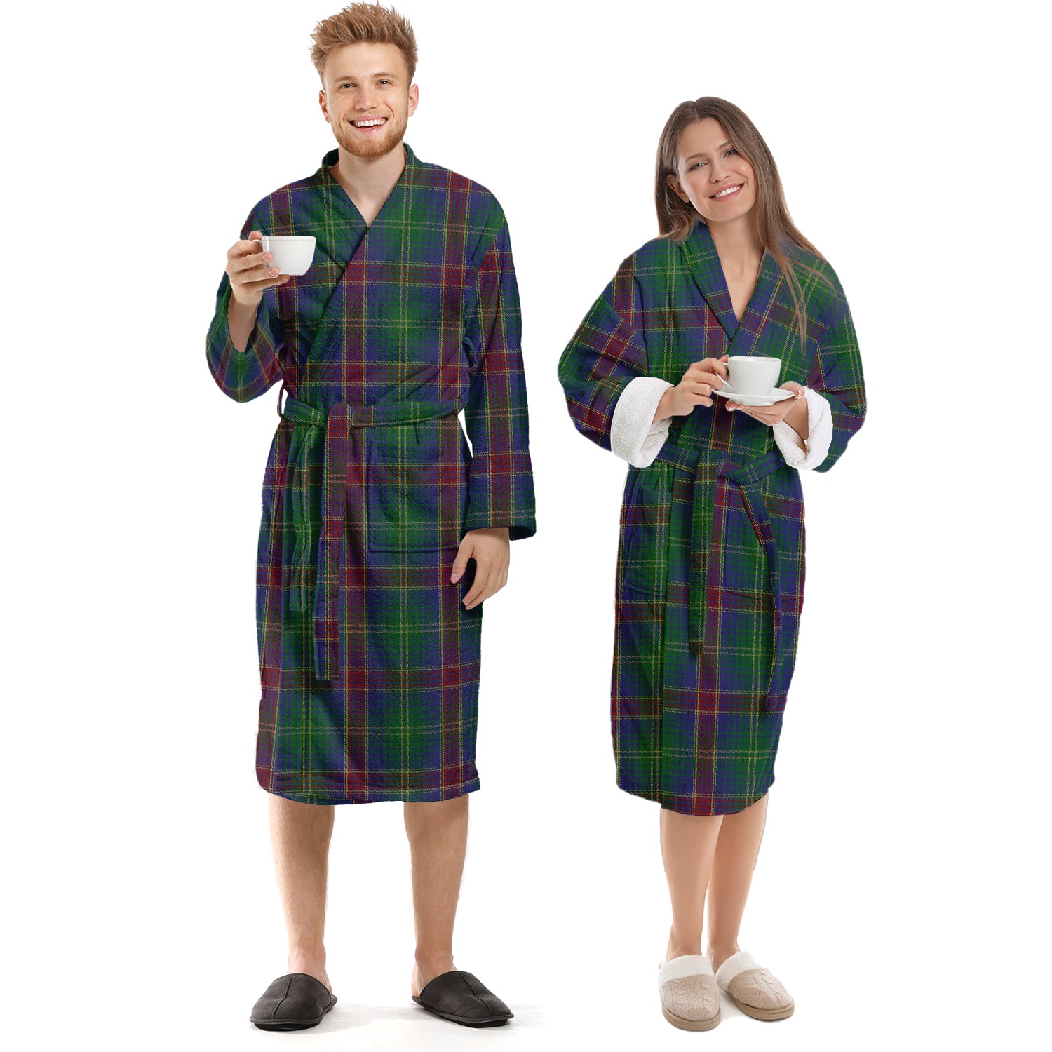 Hart Tartan Bathrobe Unisex S - Tartan Vibes Clothing