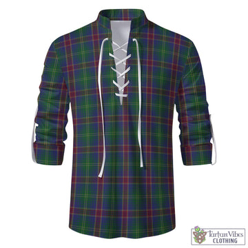 Hart Tartan Men's Scottish Traditional Jacobite Ghillie Kilt Shirt