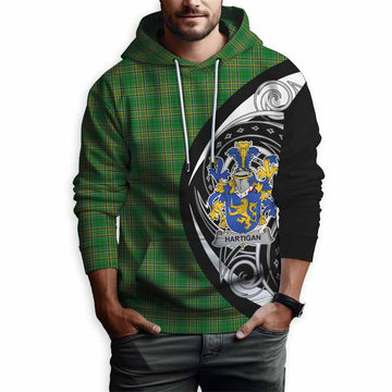Hartigan Irish Clan Hoodie Celtic Circle Style Pullover Hoodie - Tartan Vibes Clothing