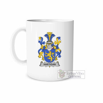 Hartigan Irish Clan Coat of Arms Ceramic Mug