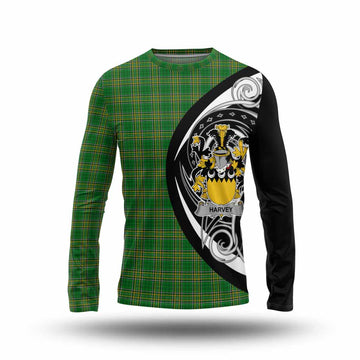 Harvey Irish Clan Long Sleeve T-Shirt Celtic Circle Style Unisex - Tartan Vibes Clothing
