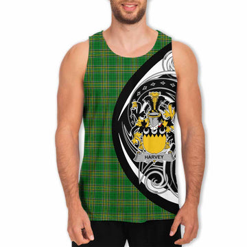 Harvey Irish Clan Men's Tank Top Celtic Circle Style Men - Tartan Vibes Clothing