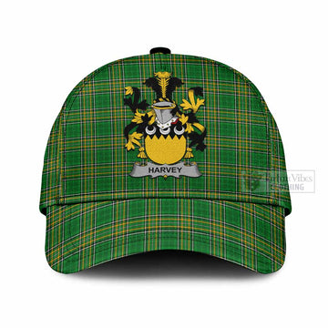 Harvey Irish Clan Tartan Classic Cap with Coat of Arms