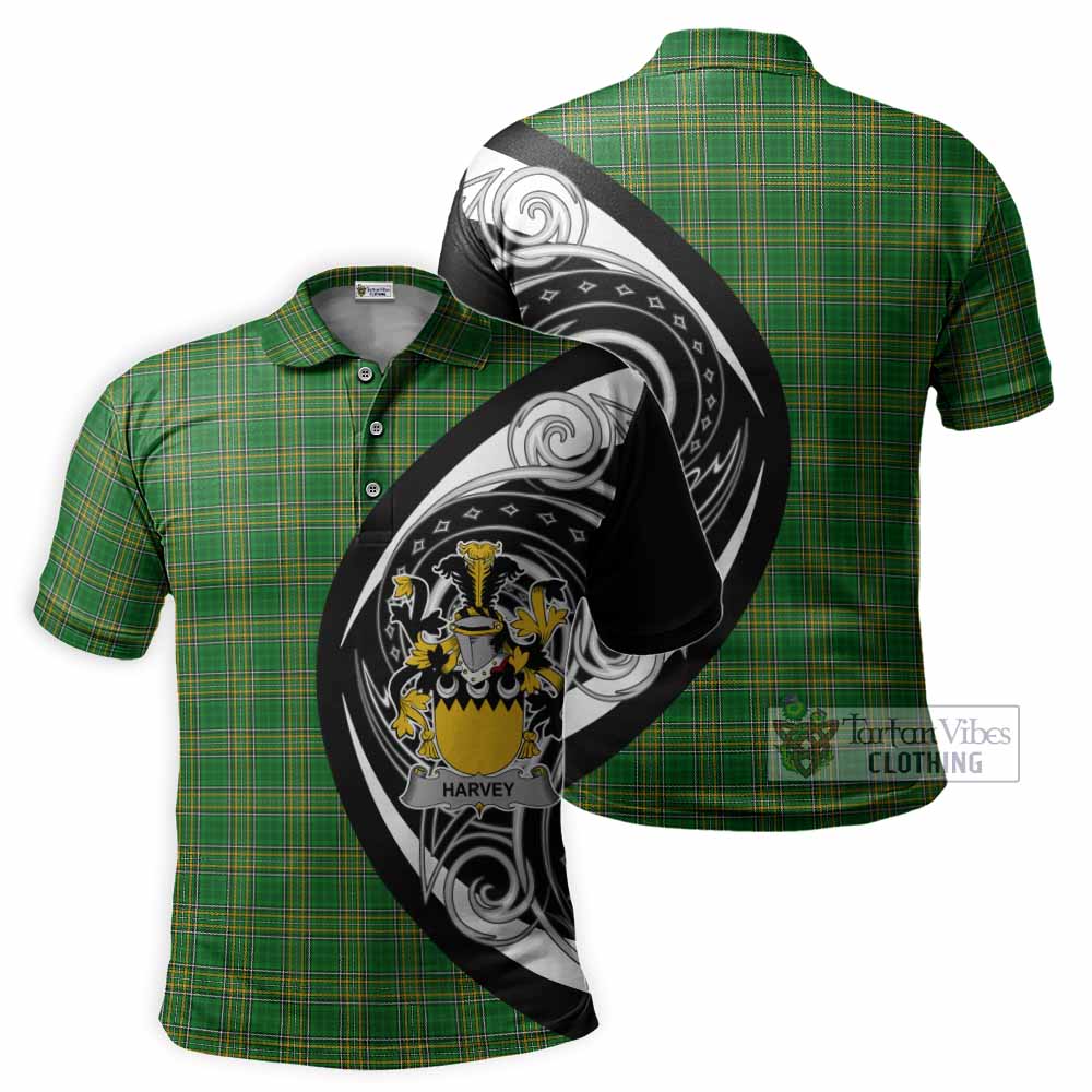 Harvey Irish Clan Polo Shirt Celtic Circle Style - Tartan Vibes Clothing