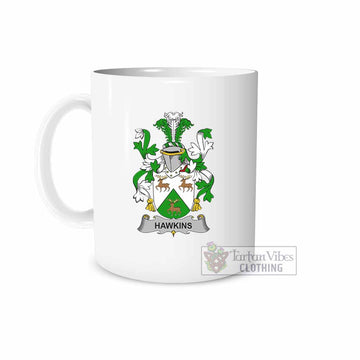 Hawkins Irish Clan Coat of Arms Ceramic Mug