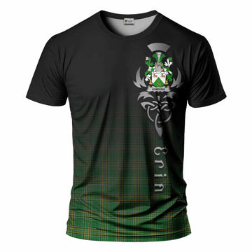 Hawkins Irish Clan T-Shirt with Coat of Arms Erin Go Bragh Celtic Inspired Kid's Shirt - Tartan Vibes Clothing