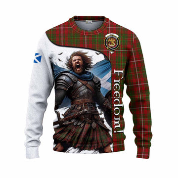 Hay Crest Tartan Knitted Sweater Inspired by the Freedom of Scottish Warrior