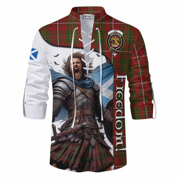 Hay Crest Tartan Ghillie Kilt Shirt Inspired by the Freedom of Scottish Warrior