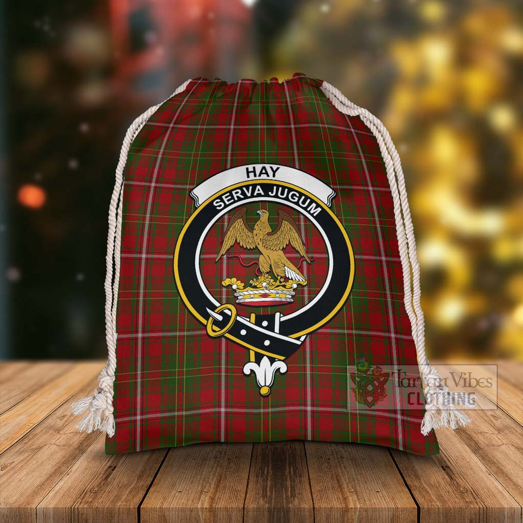 Tartan Vibes Clothing Hay Tartan Christmas Santa's Bag with Family Crest