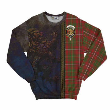 Hay Tartan Family Crest Sweatshirt Alba Gu Brath Be Brave Lion Ancient Style Unisex - Tartan Vibes Clothing