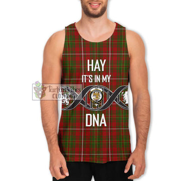 Hay Tartan Men's Tank Top with Family Crest DNA In Me Style