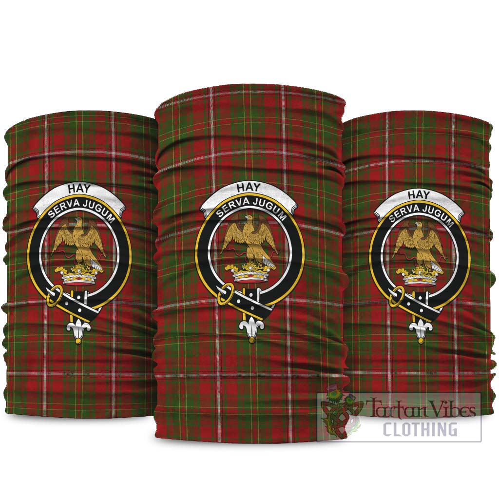 Hay Tartan Neck Gaiters, Tartan Bandanas, Tartan Head Band with Family Crest