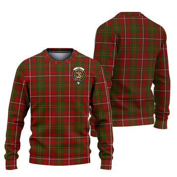 Hay Tartan Ugly Sweater with Family Crest