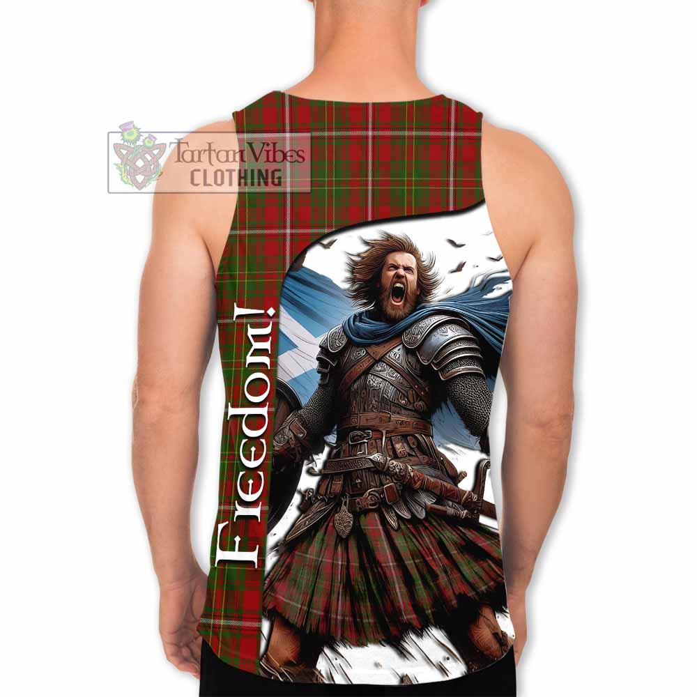 Tartan Vibes Clothing Hay Crest Tartan Men's Tank Top Inspired by the Freedom of Scottish Warrior