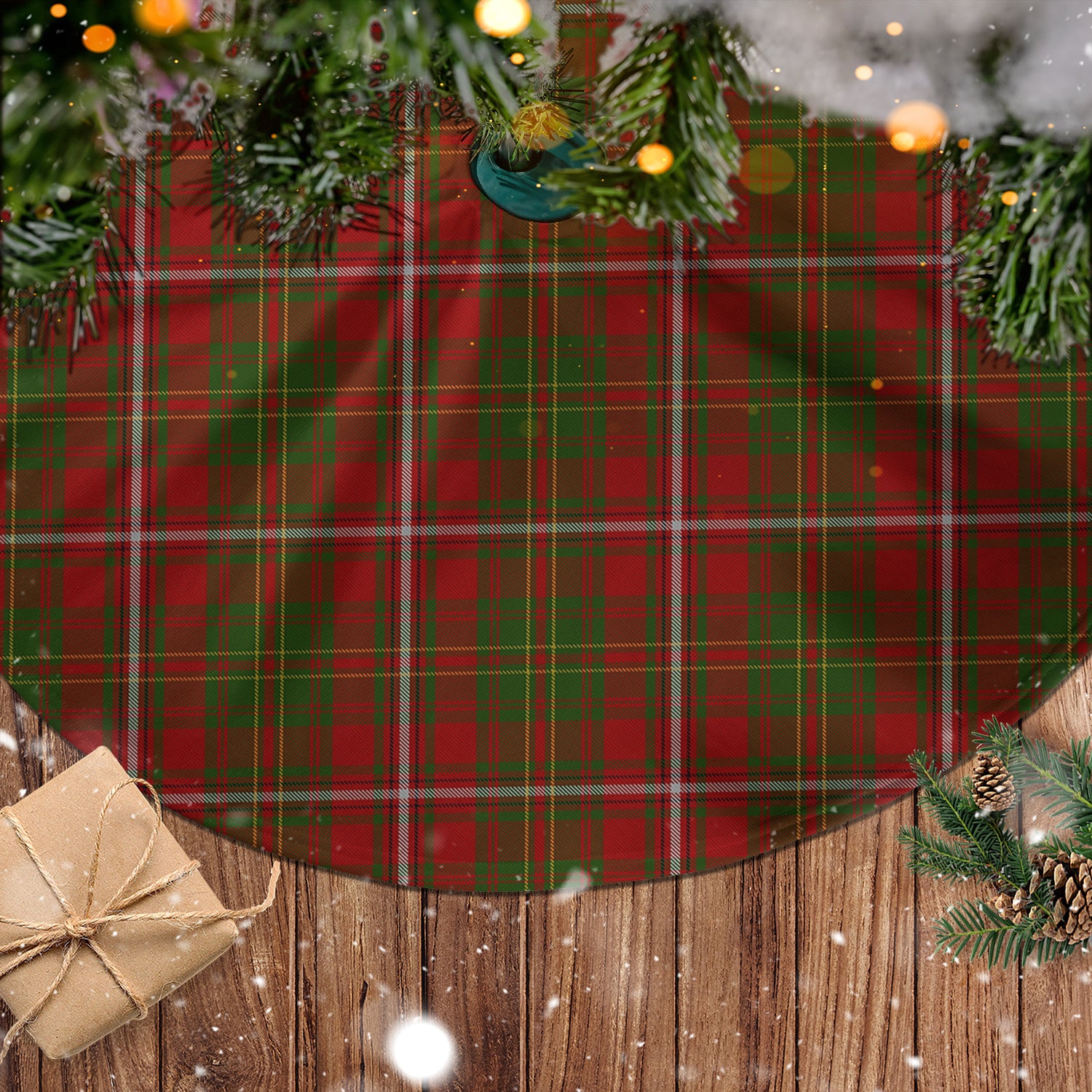 Hay Tartan Christmas Tree Skirt - Tartanvibesclothing