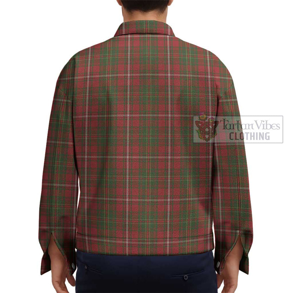 Hay Tartan Unisex Lapel Cotton Jacket - Tartan Vibes Clothing