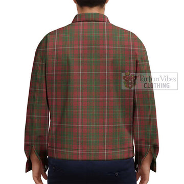 Hay Tartan Unisex Lapel Cotton Jacket