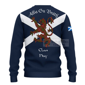 Hay Tartan Lion Rampant Ugly Sweater Proudly Display Your Heritage with Alba Gu Brath and Clan Name