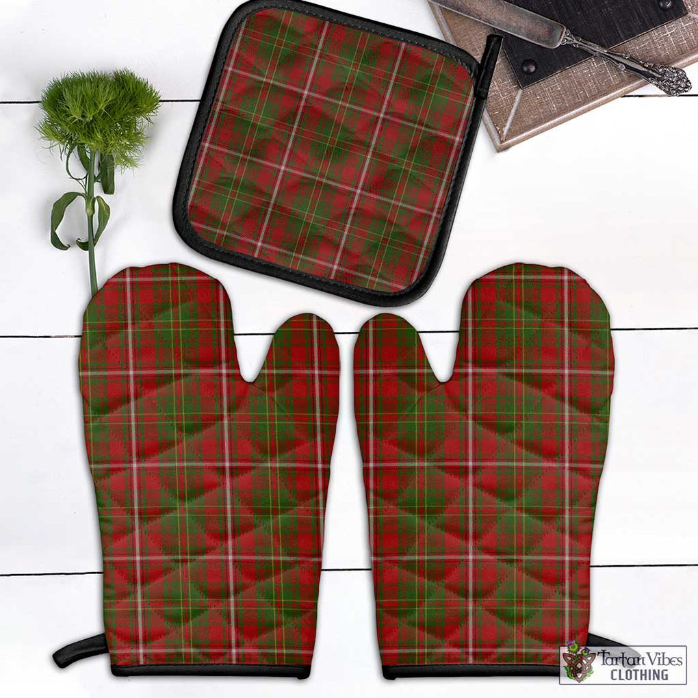 Hay Tartan Combo Oven Mitt & Pot-Holder Combo 1 Oven Mitt & 1 Pot-Holder Black - Tartan Vibes Clothing