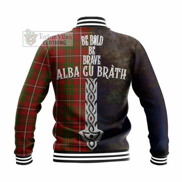 Hay Tartan Family Crest Baseball Jacket Alba Gu Brath Be Brave Lion Ancient Style - Tartan Vibes Clothing
