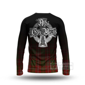 Hay Tartan Long Sleeve T-Shirt Featuring Alba Gu Brath Family Crest Celtic Inspired