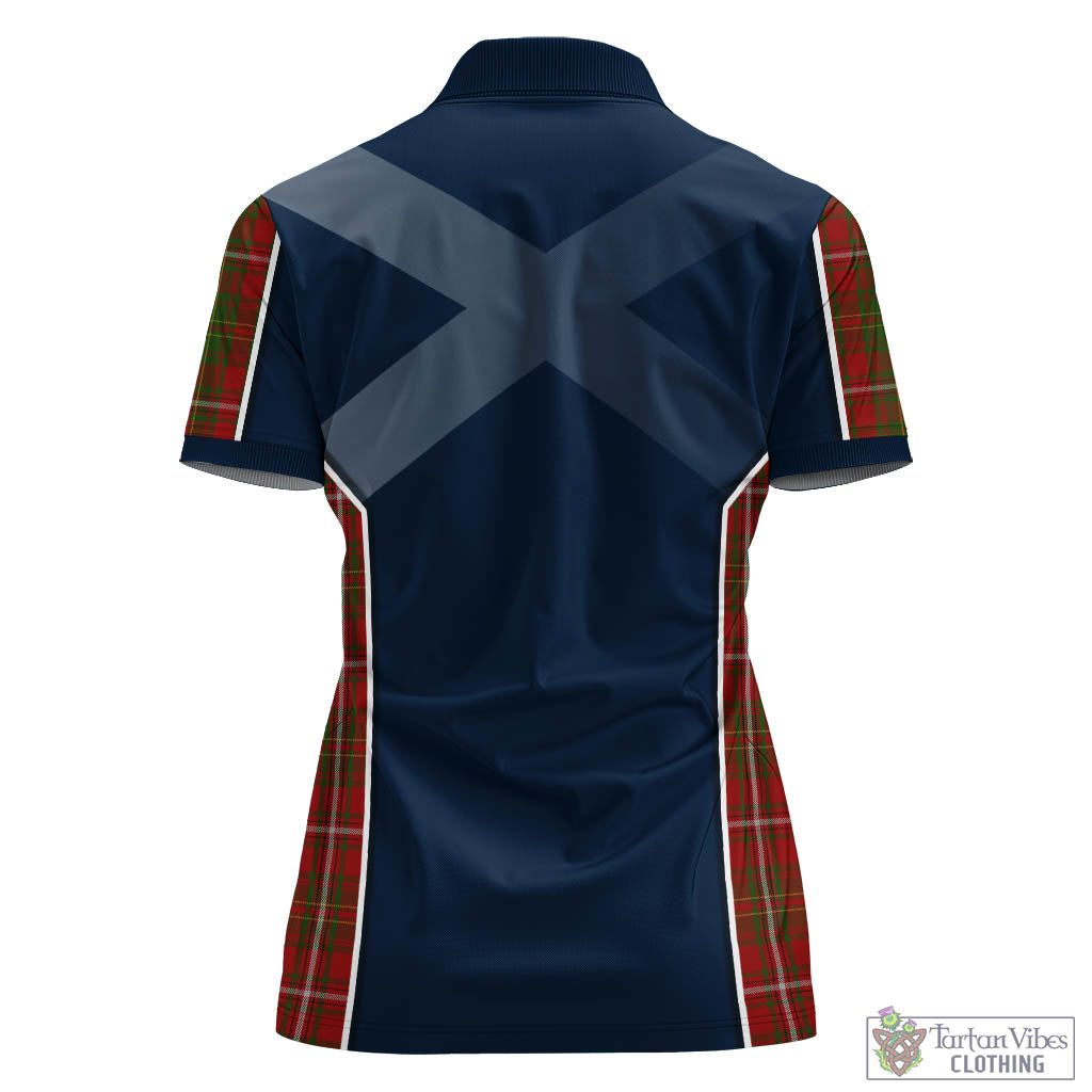 Hay Tartan Women's Polo Shirt with Family Crest and Lion Rampant Vibes Sport Style - Tartan Vibes Clothing