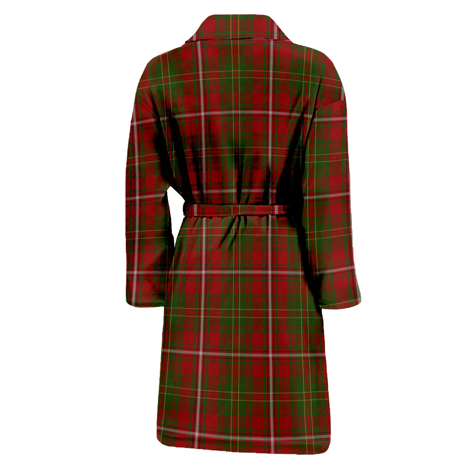 Hay Tartan Bathrobe with Family Crest - Tartan Vibes Clothing