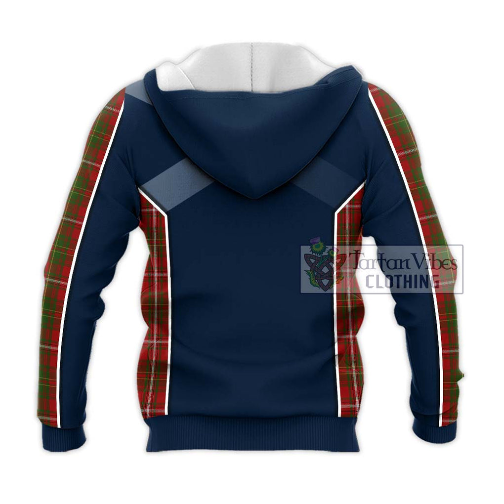 Hay Tartan Knitted Hoodie with Family Crest and Lion Rampant Vibes Sport Style - Tartan Vibes Clothing